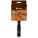 Simms Polyester Paint Brush - Threaded Handle - Extra-thick Synthetic Bristle - 4-in