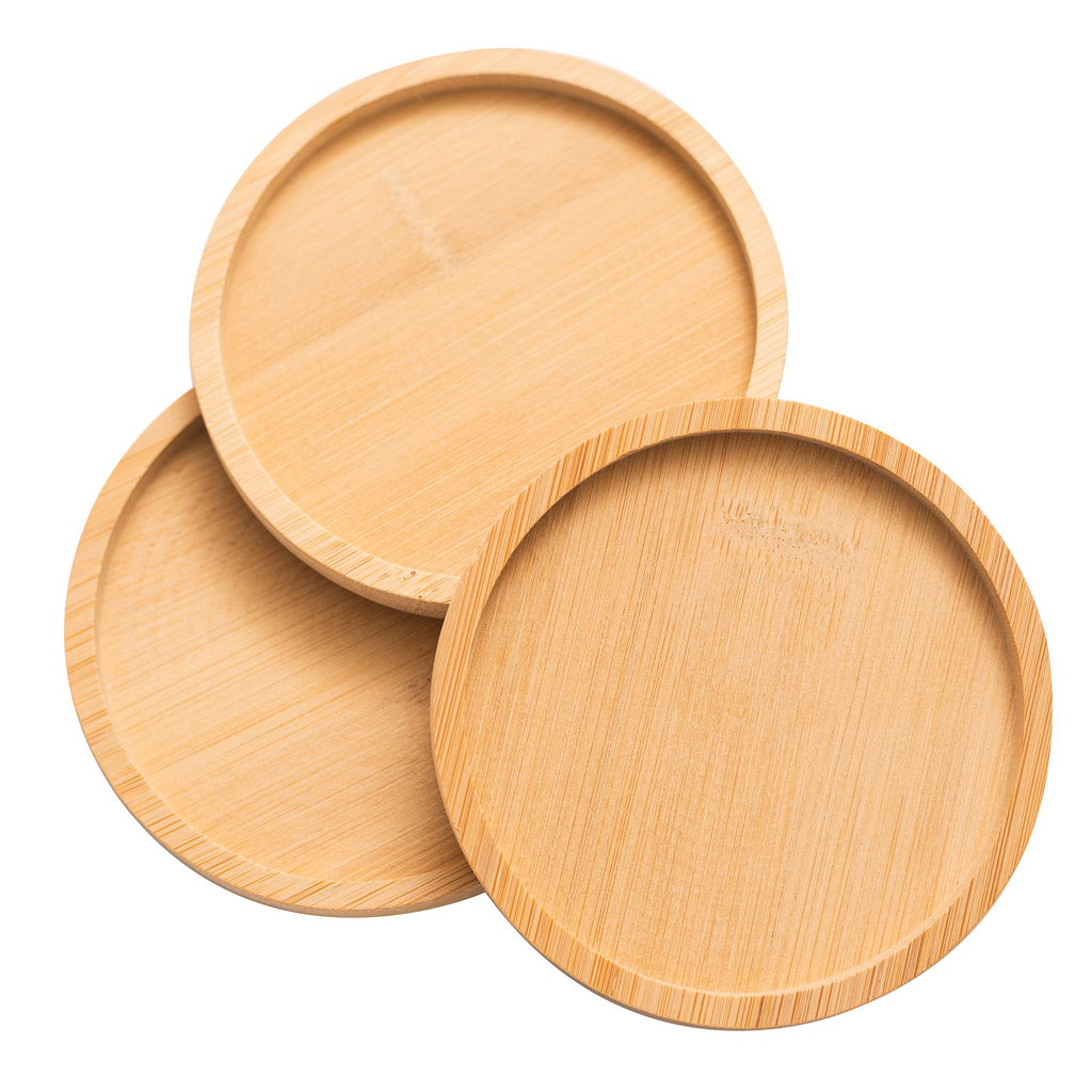 COLOR POUR - RESIN - WOOD - TRAY COASTERS (3 PIECE)