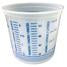 Midwest Rake Mix & Measure Container-Clear Printed Measurements On Outside