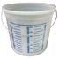 Midwest Rake Mix & Measure Container-Clear Printed Measurements On Outside