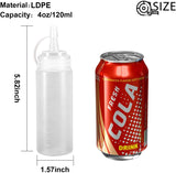 4oz/125ml  Plastic Squeeze Squirt Bottle