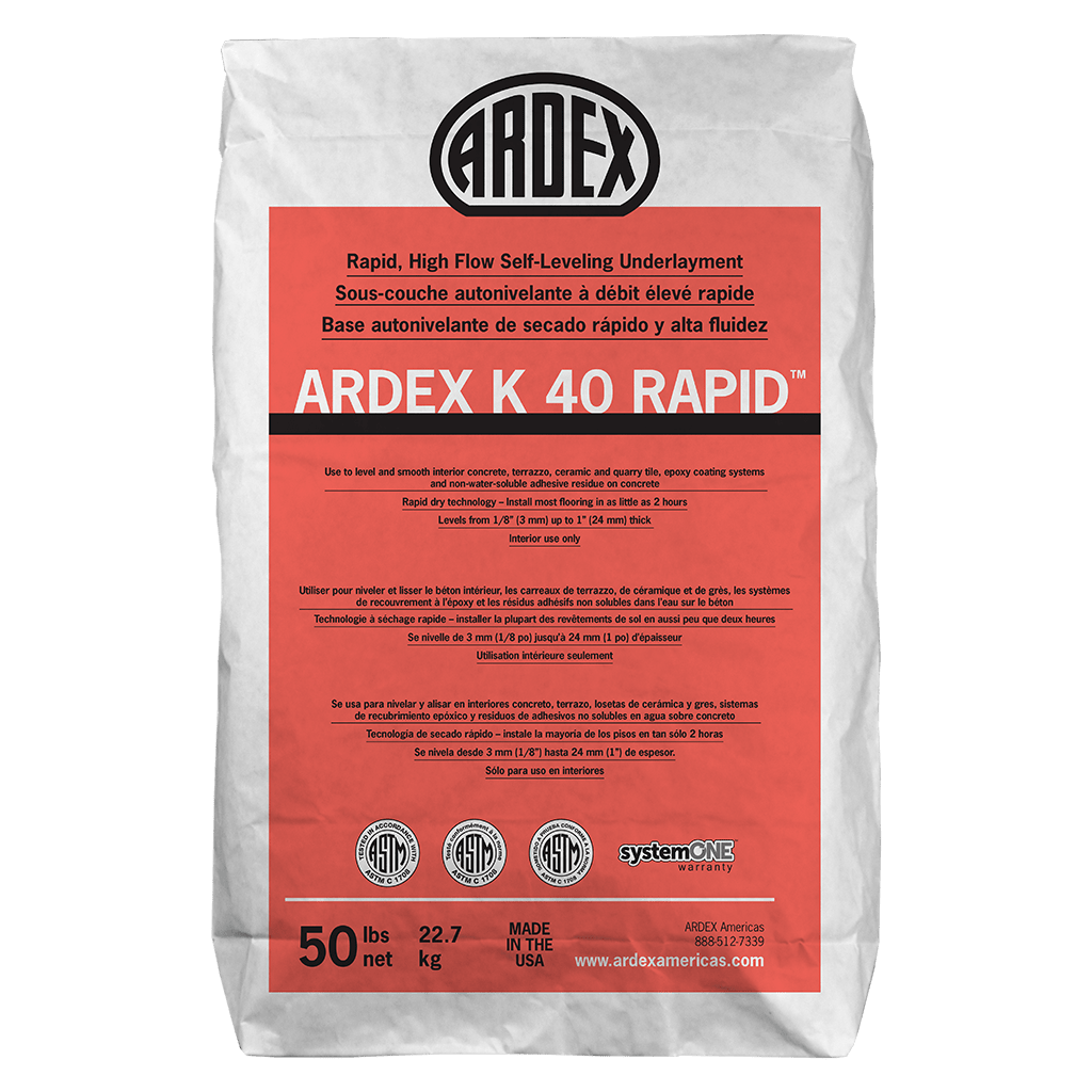 K 40 RAPID™ Rapid, High Flow Self-Leveling Underlayment