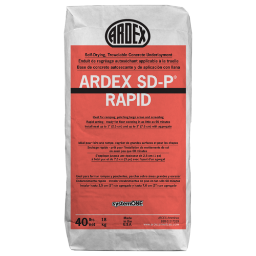 SD-P® RAPID Self-Drying, Trowelable Concrete Underlayment