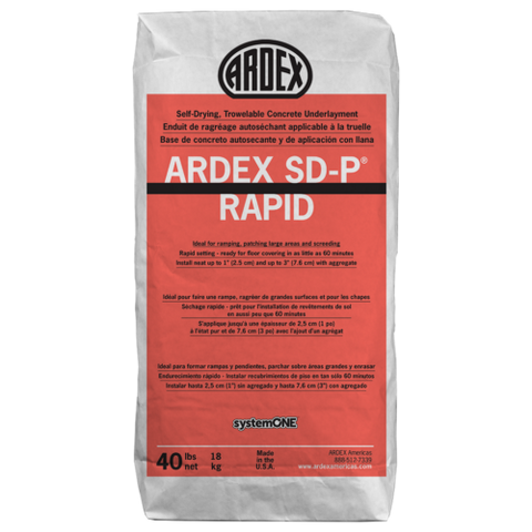 SD-P® RAPID Self-Drying, Trowelable Concrete Underlayment