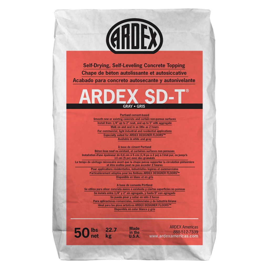 SD-T® Self-Drying, Self-Leveling Concrete Topping (GRAY)