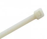 3/16"x8" White Cable Ties 100pc