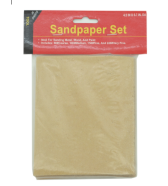 Assorted Sandpaper